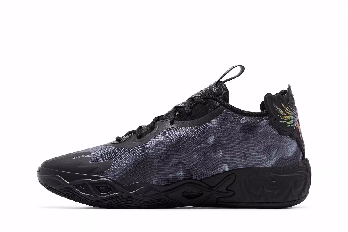 Puma MB.04 Lo Team Black Dark Amethyst, view 4