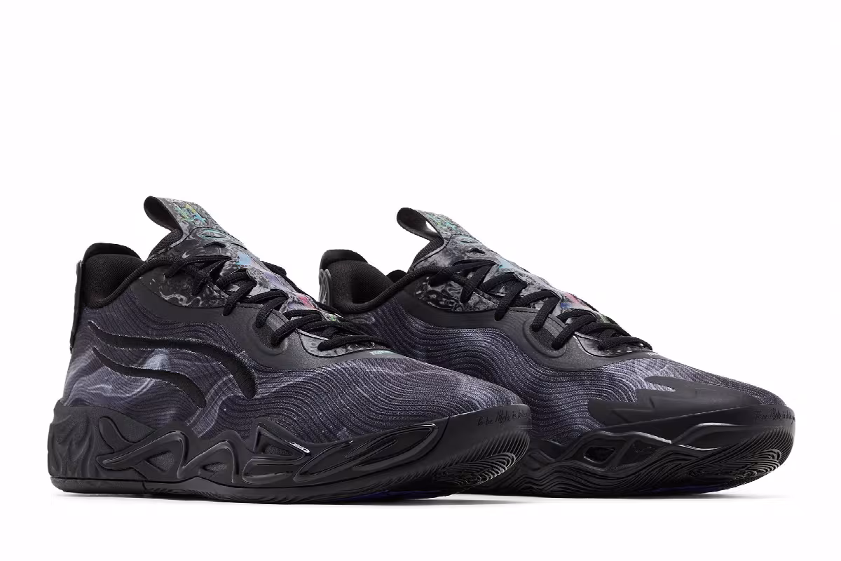 Puma MB.04 Lo Team Black Dark Amethyst, view 9