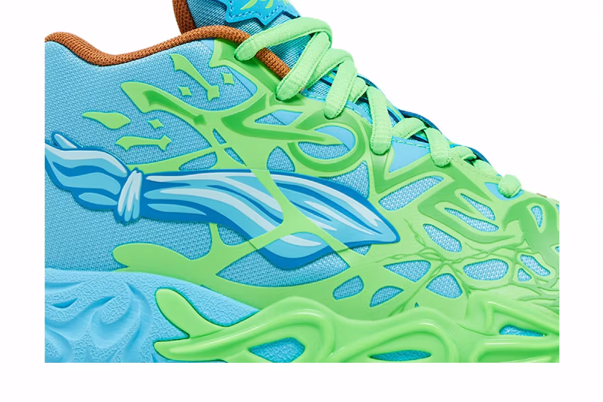 Teenage Mutant Ninja Turtles x Puma MB.04 Jr Leonardo & Michelangelo, view 3