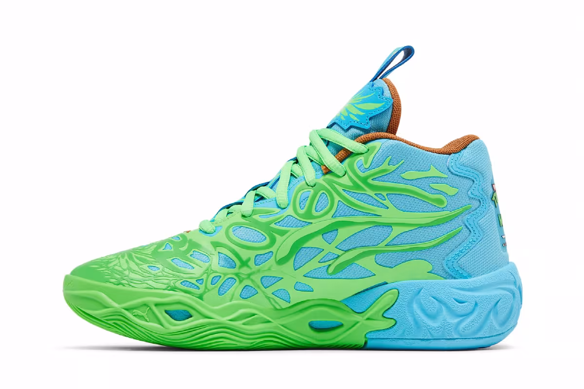Teenage Mutant Ninja Turtles x Puma MB.04 Jr Leonardo & Michelangelo, view 4