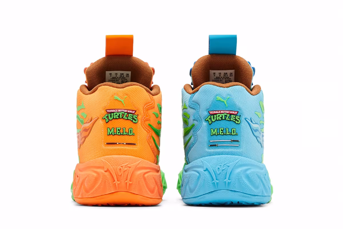 Teenage Mutant Ninja Turtles x Puma MB.04 Jr Leonardo & Michelangelo, view 7