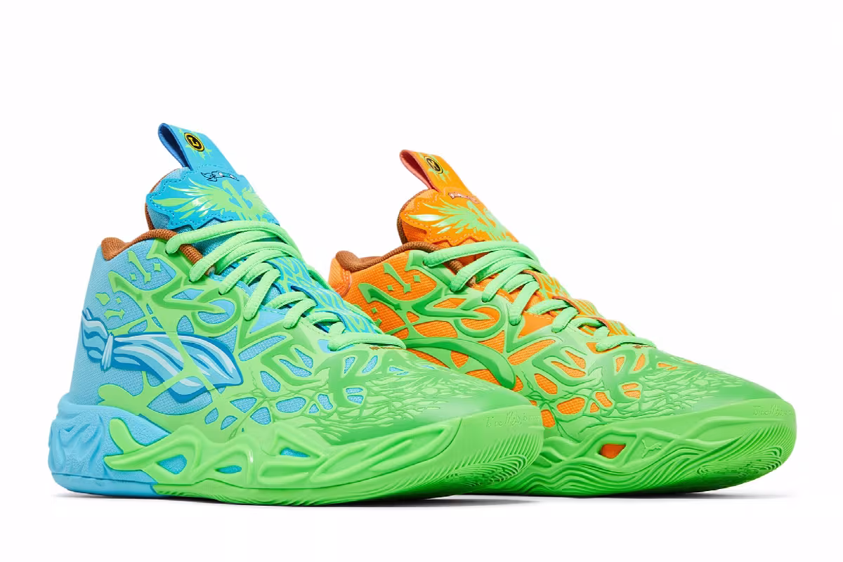 Teenage Mutant Ninja Turtles x Puma MB.04 Jr Leonardo & Michelangelo, view 9