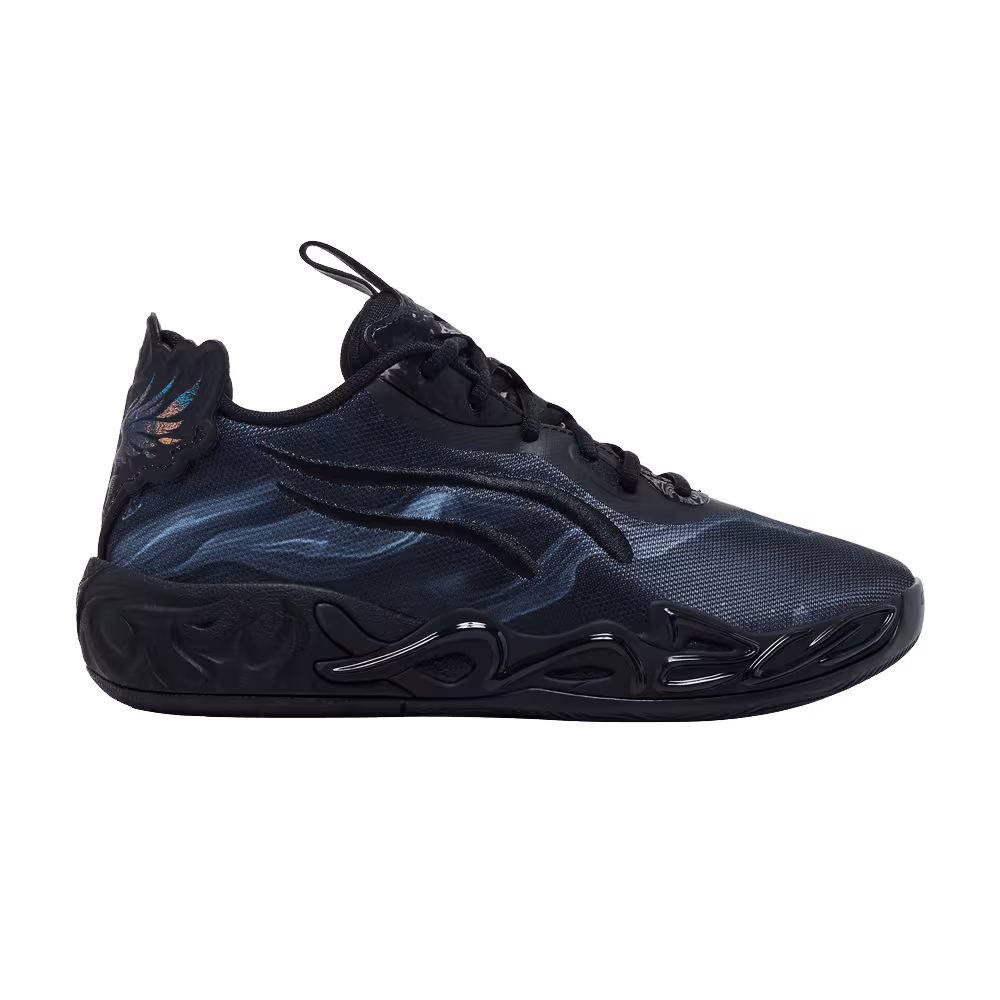 Puma MB.04 Lo Team Big Kid Black Dark Amethyst