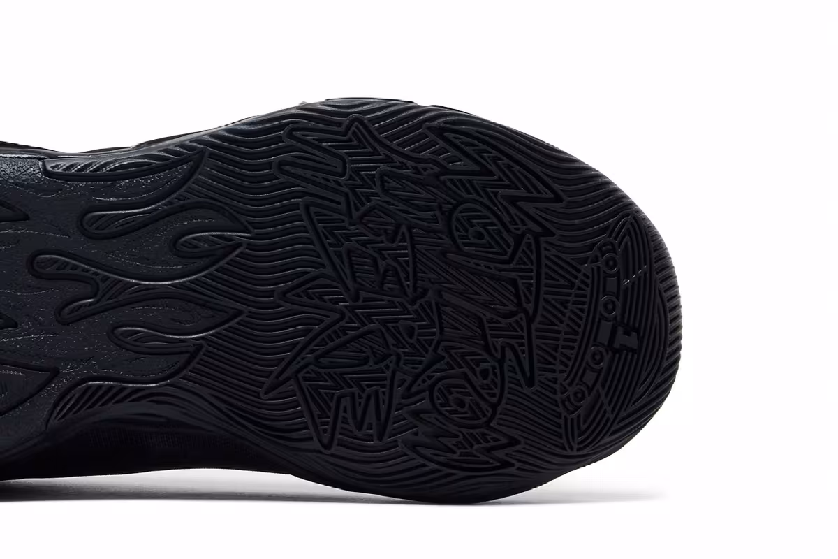 Puma MB.04 Lo Team Big Kid Black Dark Amethyst, view 6