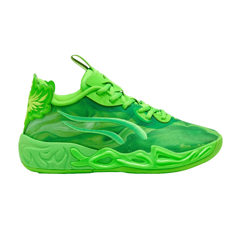 Puma MB.04 Lo Team Big Kid Green Glare