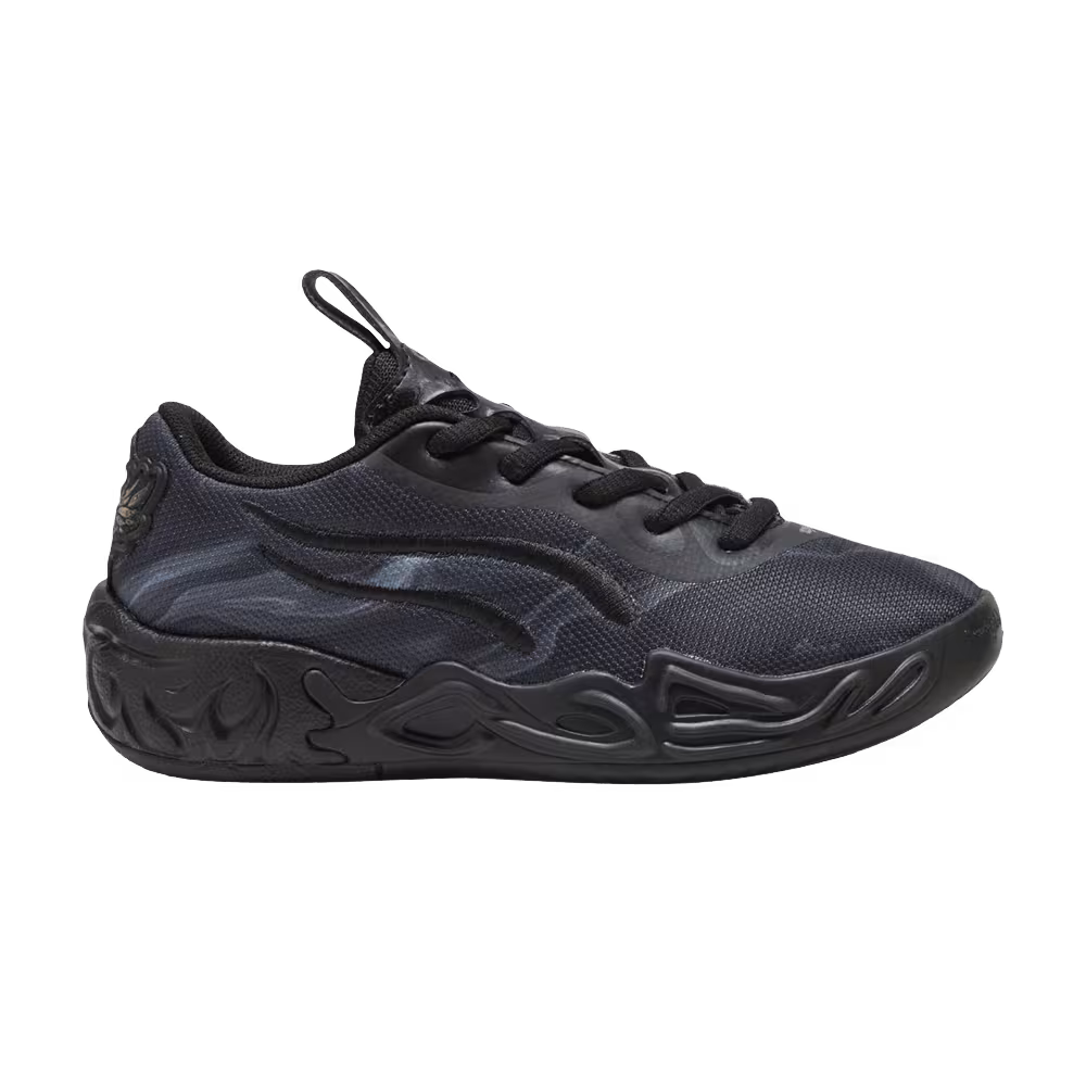 Puma MB.04 Lo Team Little Kid Black Dark Amethyst