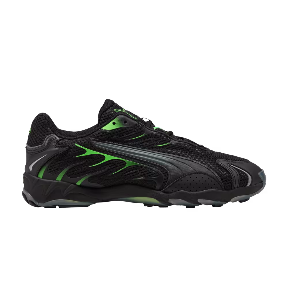 Puma Inhale Black Green Glare