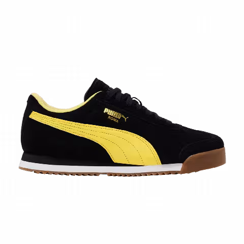 Puma Roma Suede 'Black Sunny Yellow'