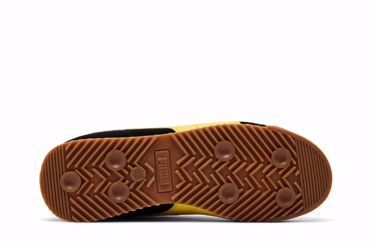 Puma Roma Suede Black Sunny Yellow, view 5