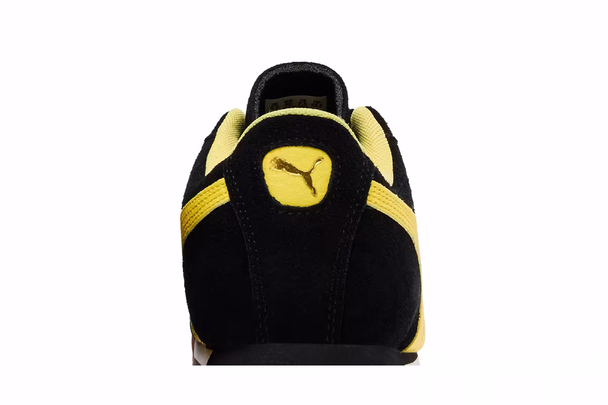 Puma Roma Suede Black Sunny Yellow, view 8