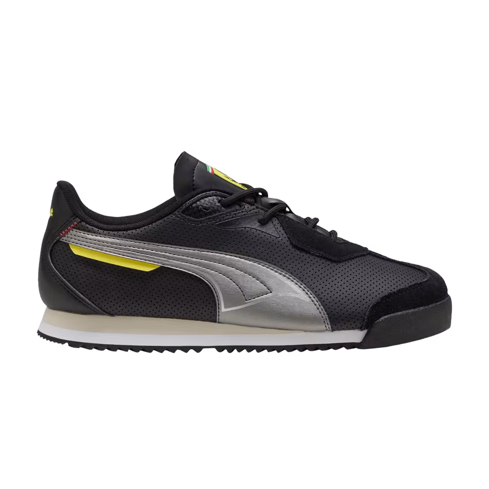 Scuderia Ferrari x Puma Roma Suede Black Aged Silver