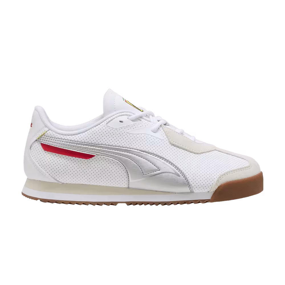 Scuderia Ferrari x Puma Roma Suede White Aged Silver