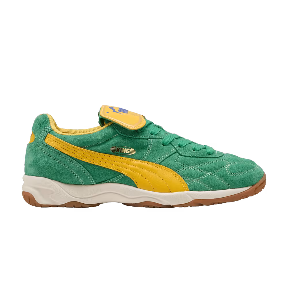 Puma King Indoor Royalty Archive Green Yellow Sizzle