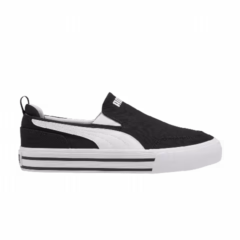Puma Court Classic Vulc Slip On 'Black White'