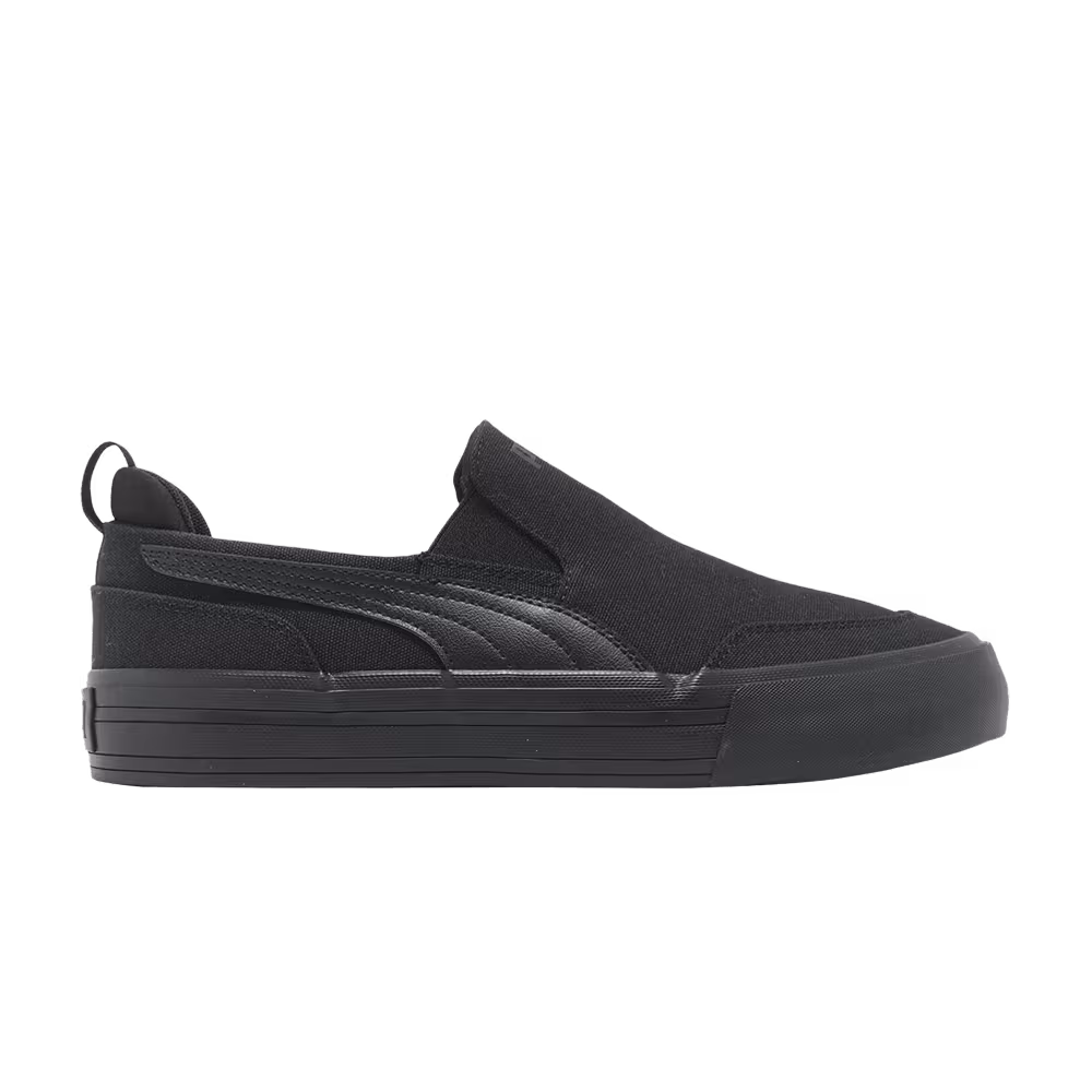 Puma Court Classic Vulc Slip On Triple Black
