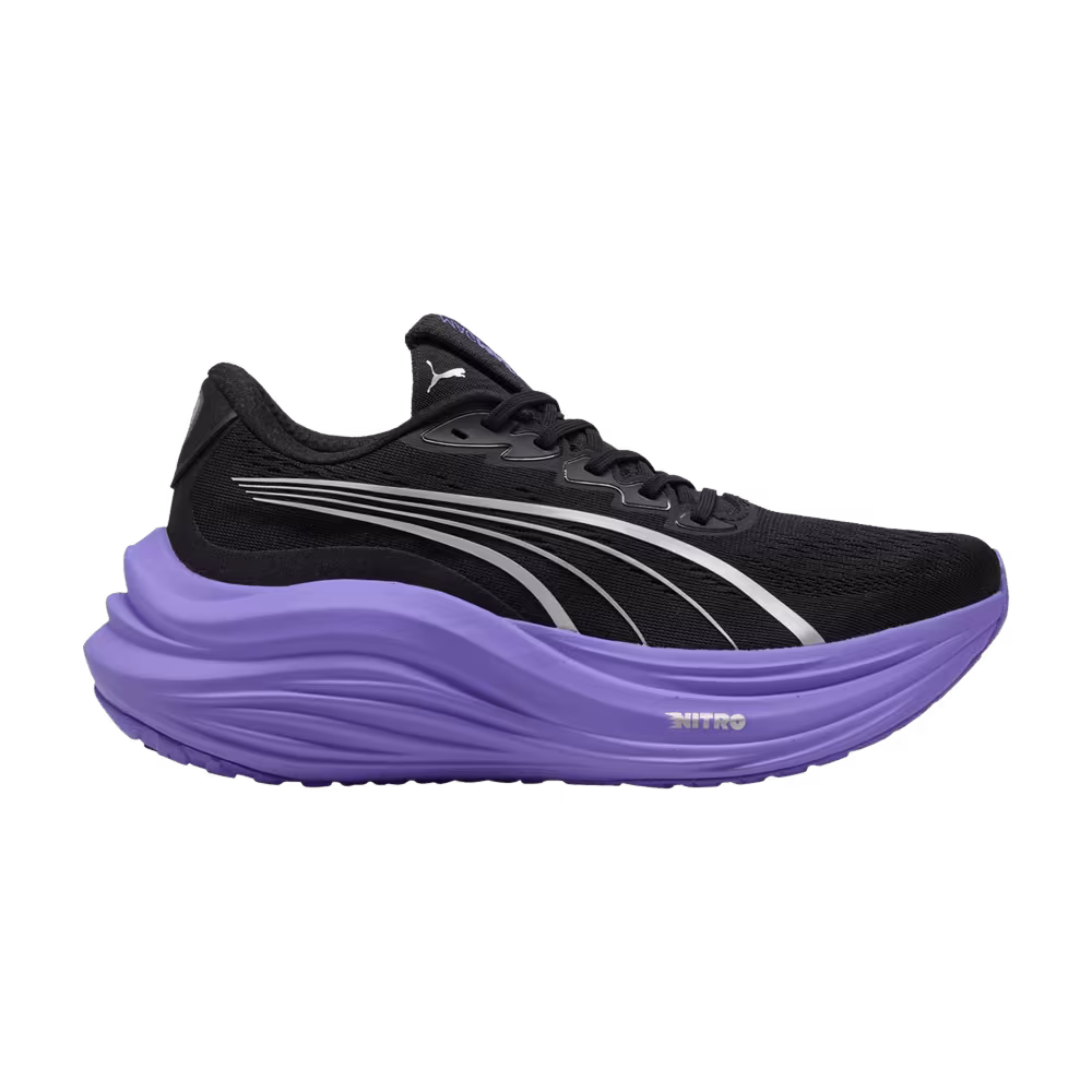 Puma Women's MagMax Nitro Black Dark Amethyst