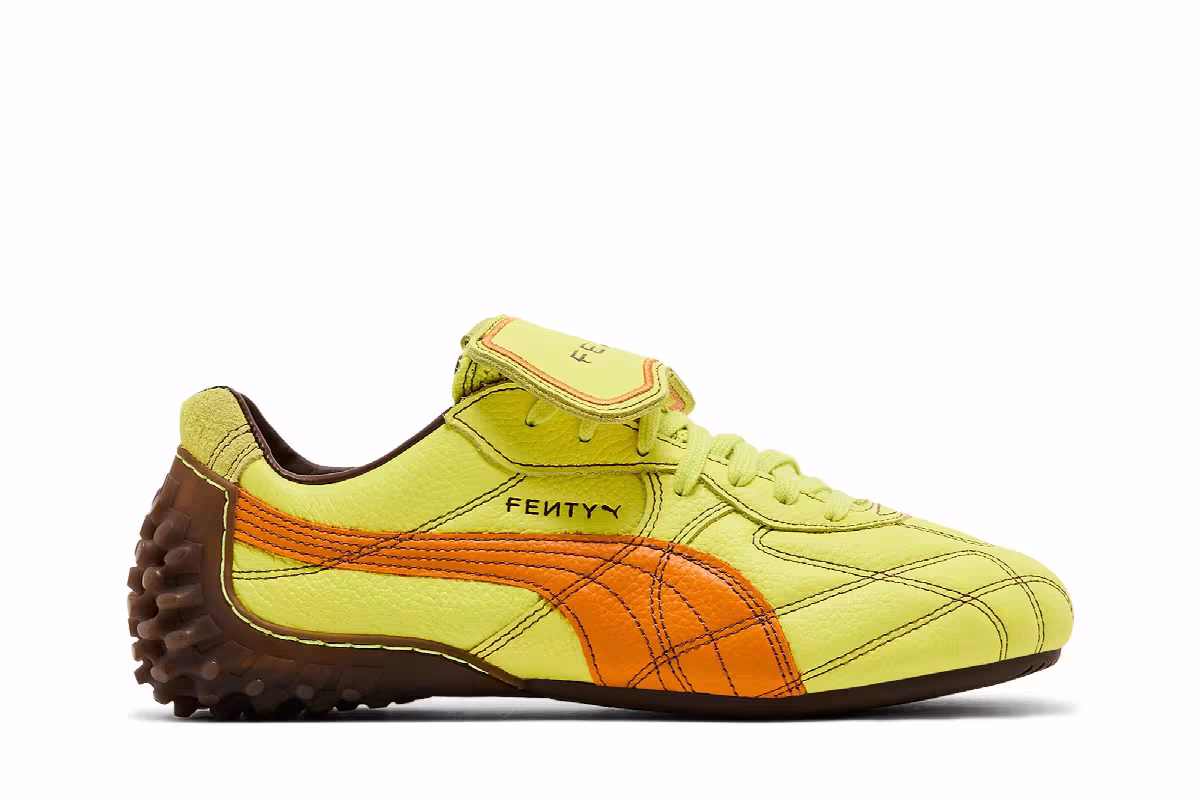 Fenty x Puma Women's Avanti LS Stitched Lime Sheen, view 2