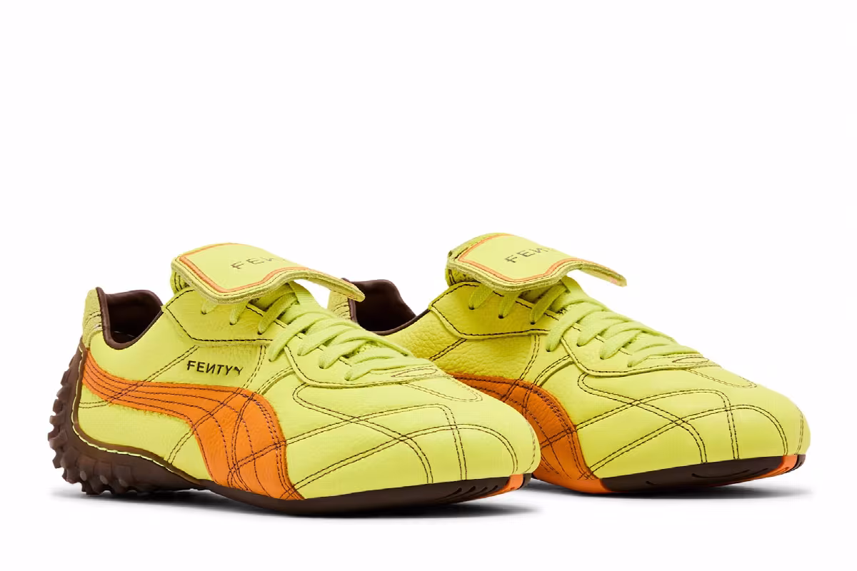 Fenty x Puma Women's Avanti LS Stitched Lime Sheen, view 9