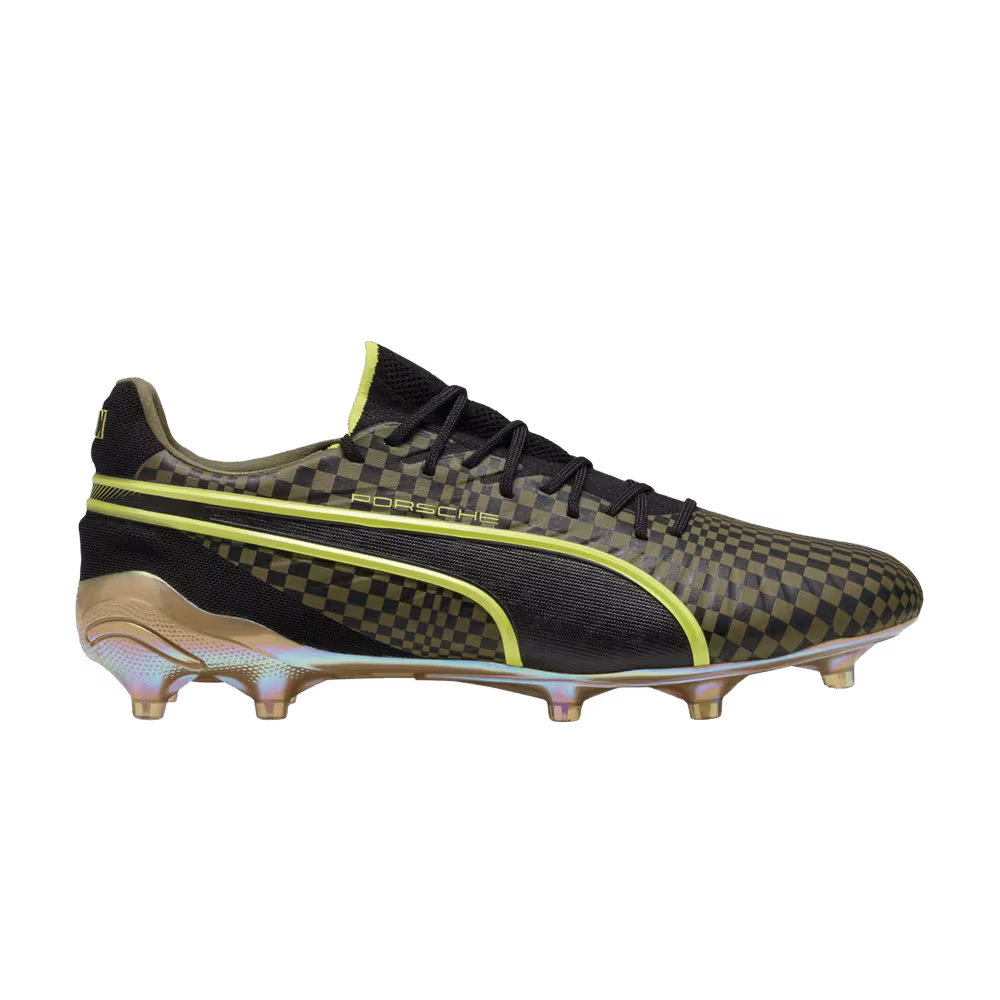 Porsche x Puma King Ultimate FG AG Olive Drab