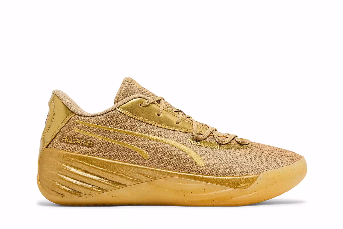 Tyrese Haliburton x Puma All-Pro Nitro Gold Rush, view 2