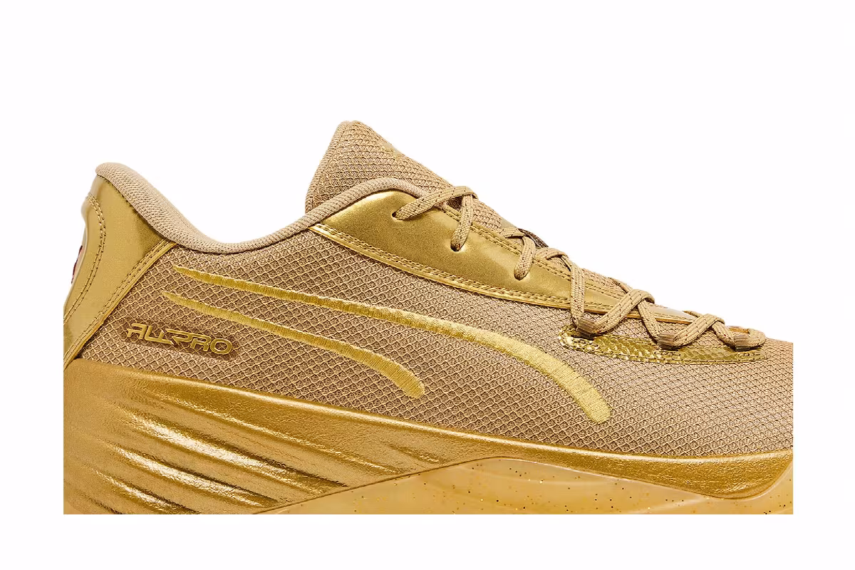 Tyrese Haliburton x Puma All-Pro Nitro Gold Rush, view 3