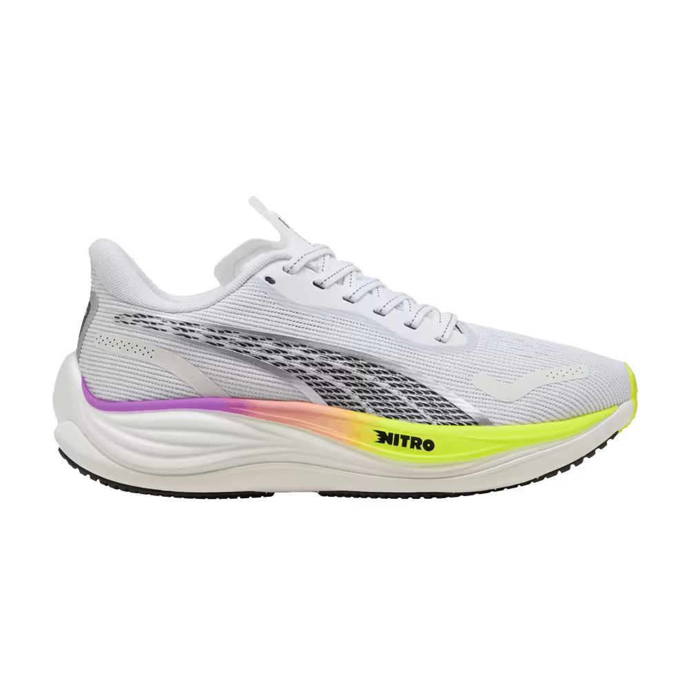 Puma Women's Velocity Nitro 3 White Pure Magenta