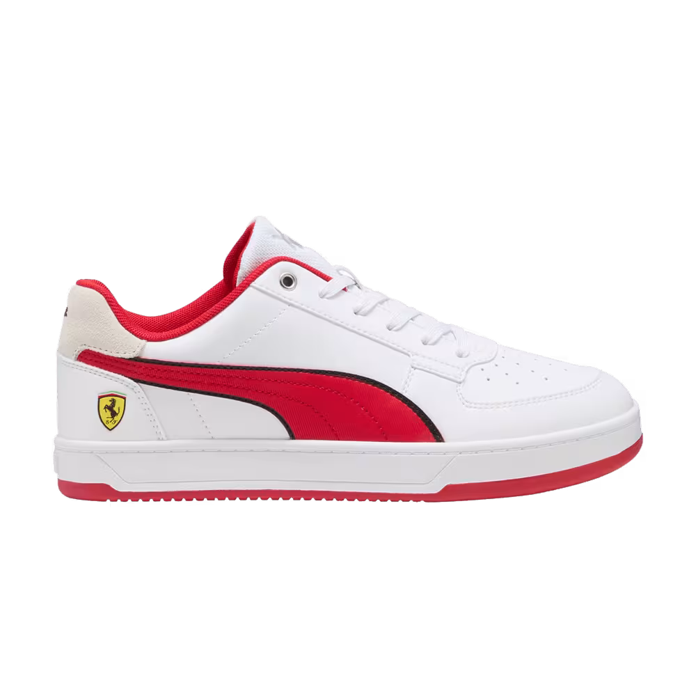 Scuderia Ferrari x Puma Caven 2.0 White Rosso Corsa