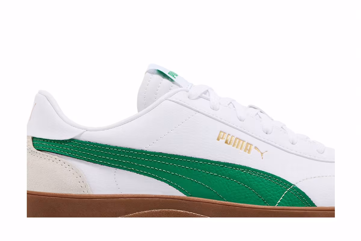 Puma Club 5v5 White Archive Green, view 3