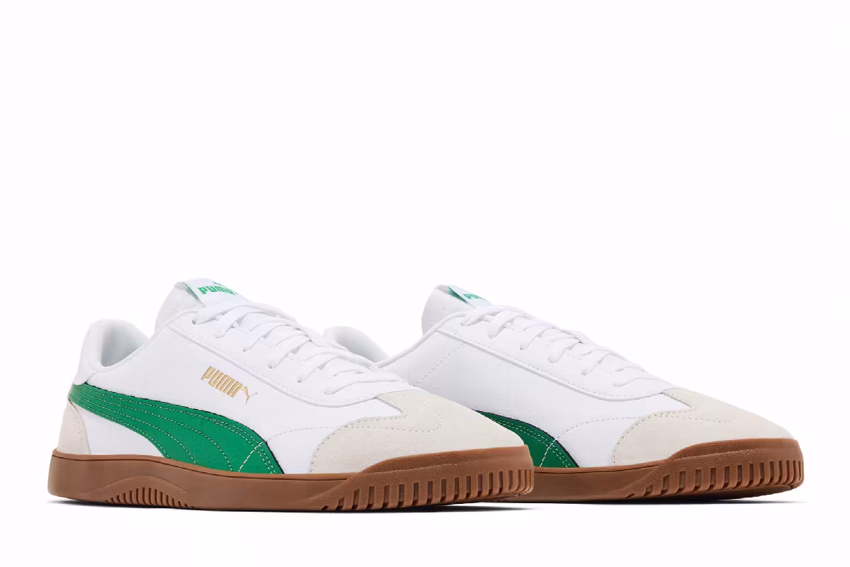 Puma Club 5v5 White Archive Green, view 9