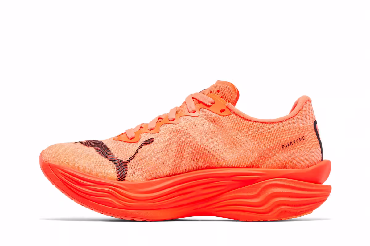 Puma Women's Deviate Nitro Elite 3 Glowing Red, view 4