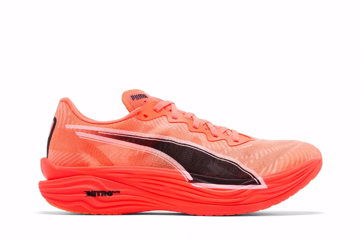 Puma Deviate Nitro Elite 3 Glowing Red, view 2