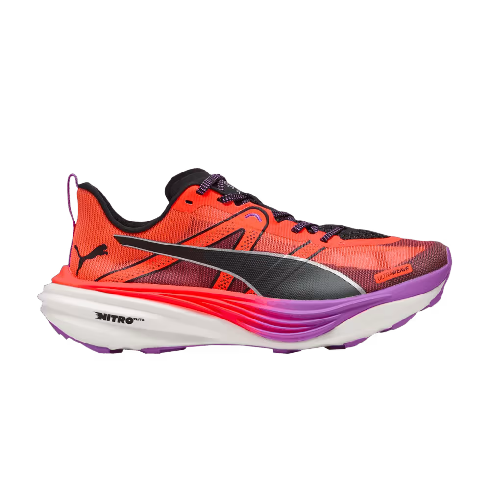 Puma Women's Deviate Nitro Elite Trail Glowing Red