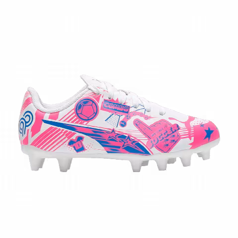 Christian Pulisic x Puma Ultra Legacy FG/AG Big Kid 'Allover Print - Poison Pink Ultra Blue'
