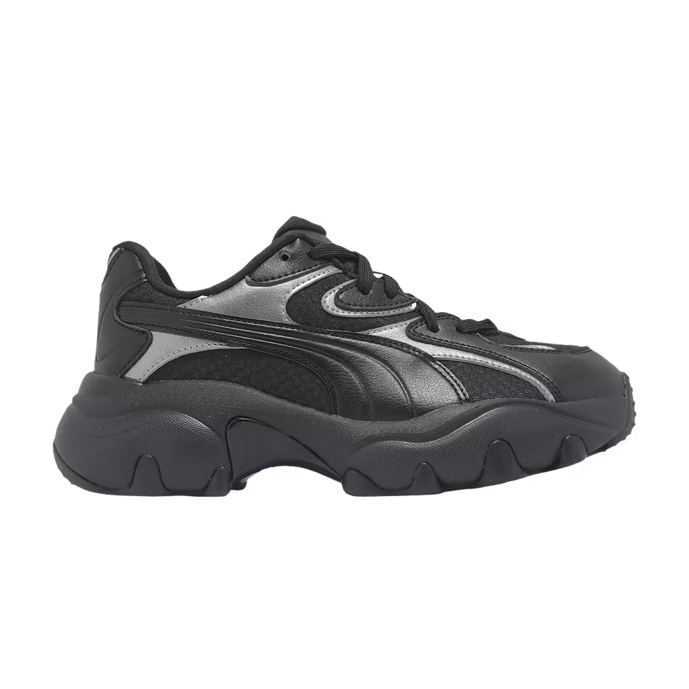 Puma Women's Pulsar Lite Shimmery Black Aged Silver