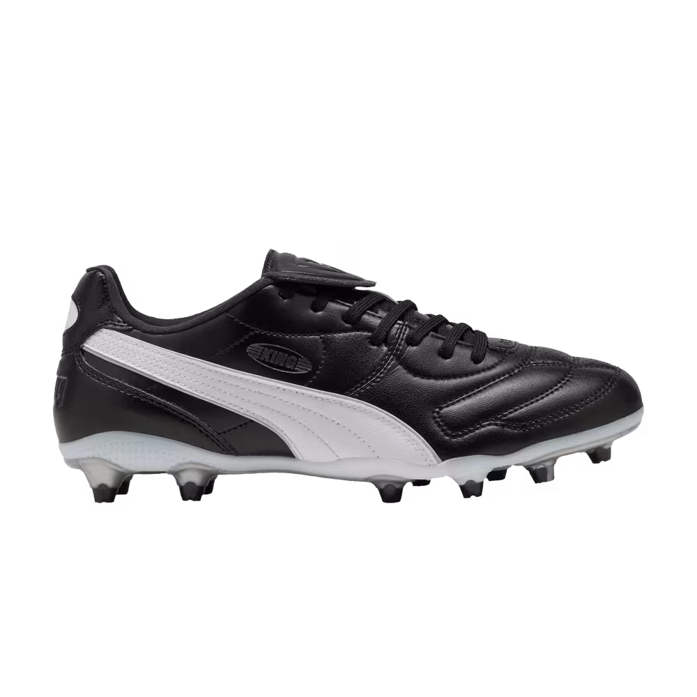 Puma King Liga FG AG Black White