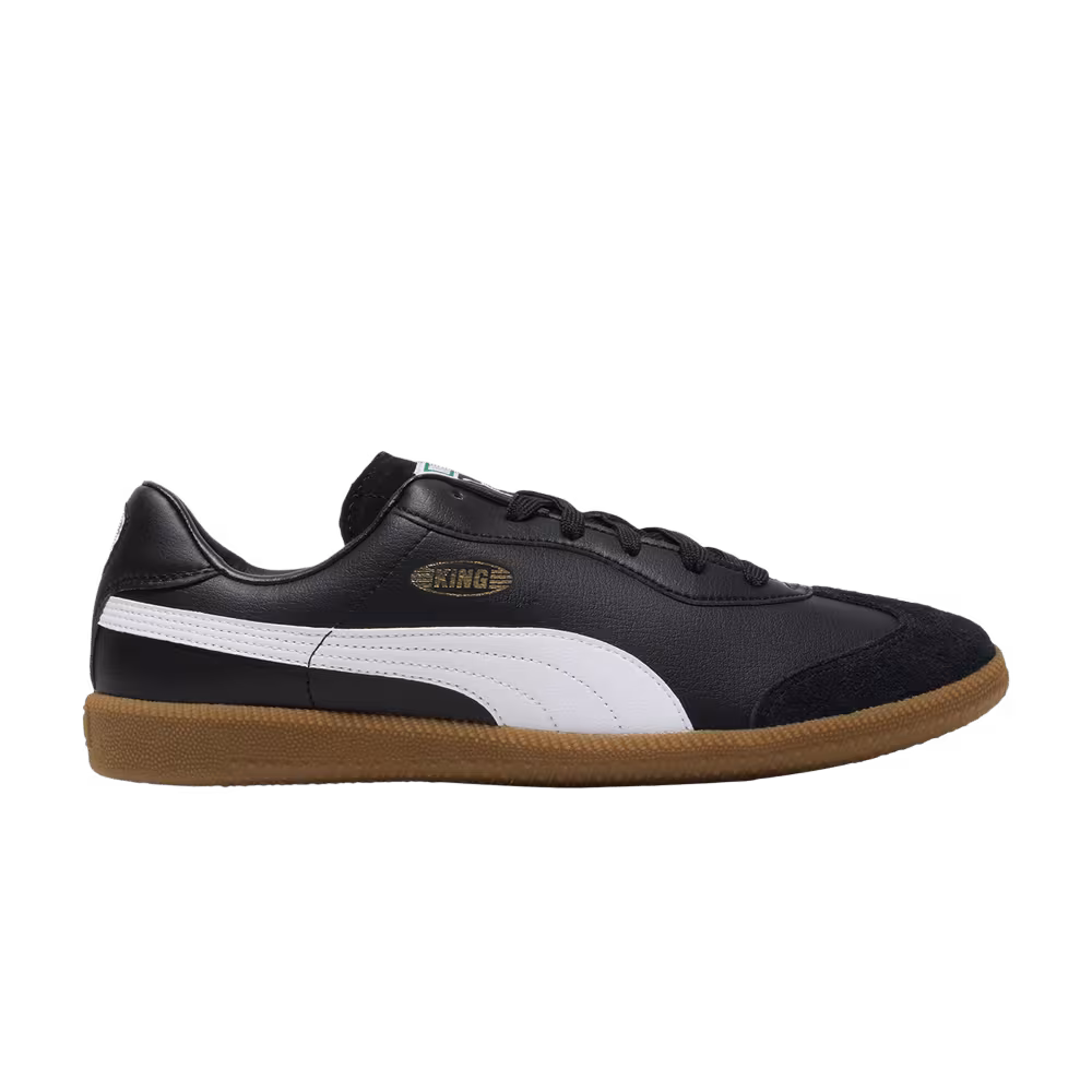 Puma King 21 IT Black White Gum