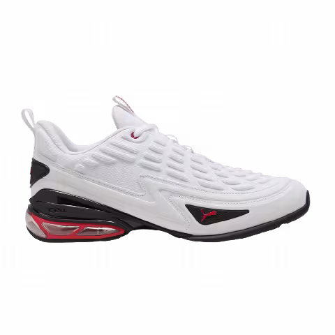 Puma Meza 'White Black For All Time Red'