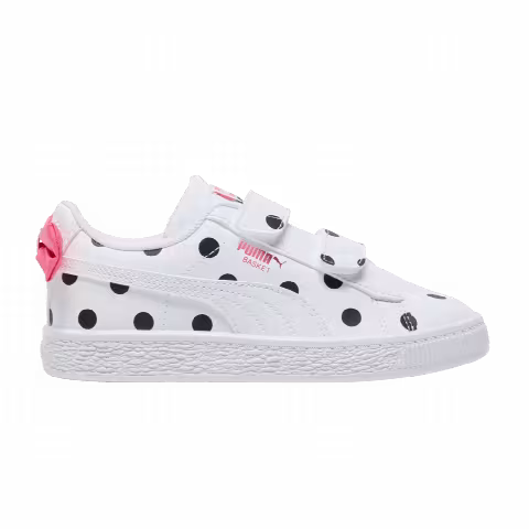 Puma Basket Little Kid 'Bow Polka Dots'