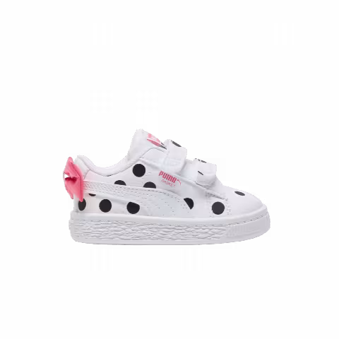Puma Basket Toddler 'Bow Polka Dots'