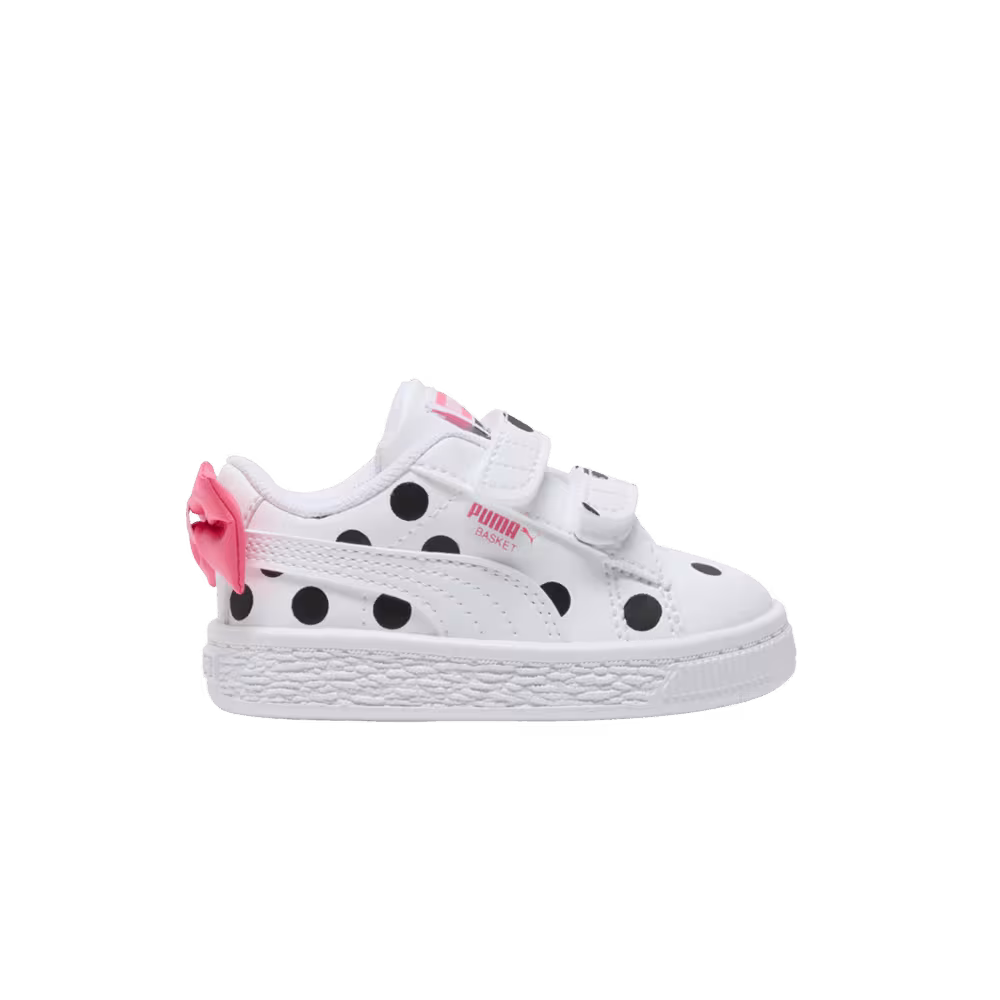 Puma Basket Toddler Bow Polka Dots