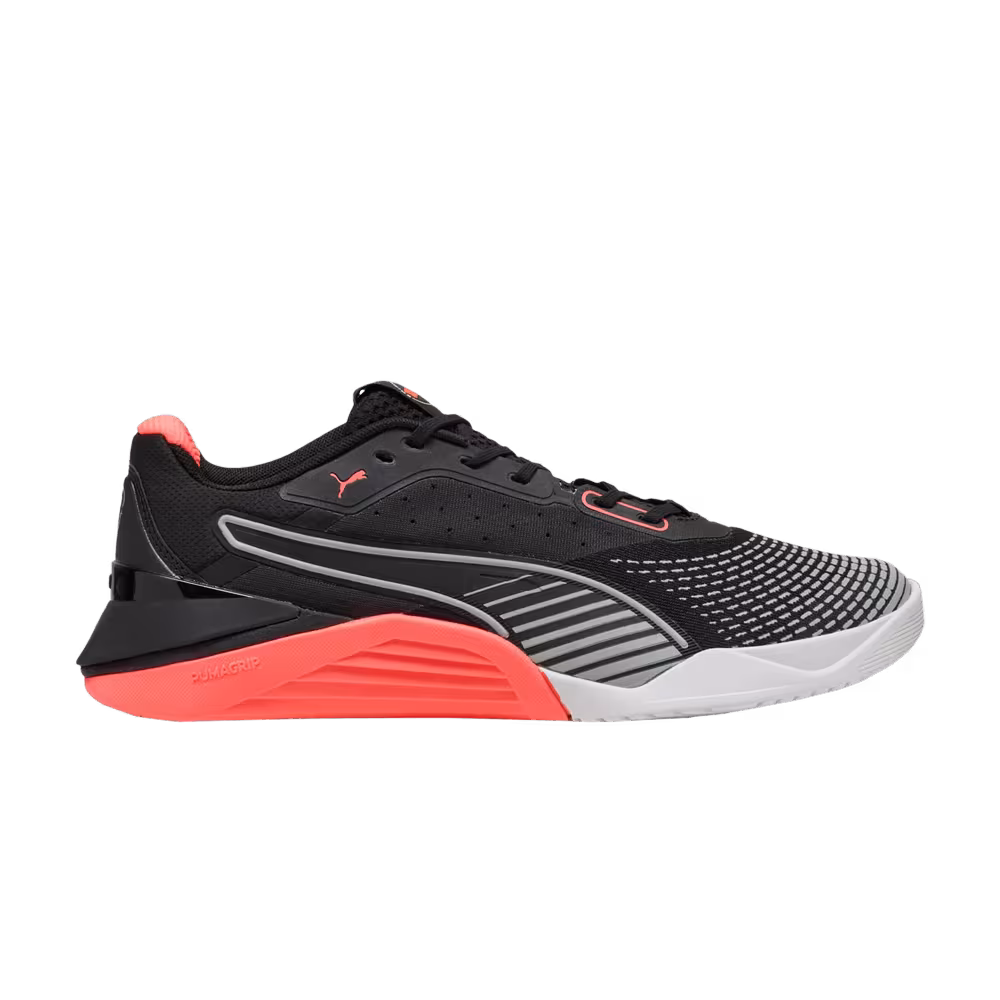 Puma Fuse 4.0 Black White Glowing Red