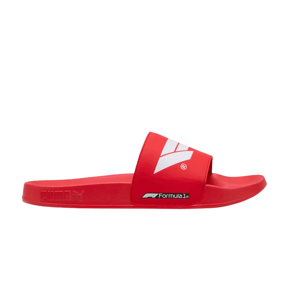 Formula 1 x Puma Leadcat 2.0 Slide Logo - Pop Red