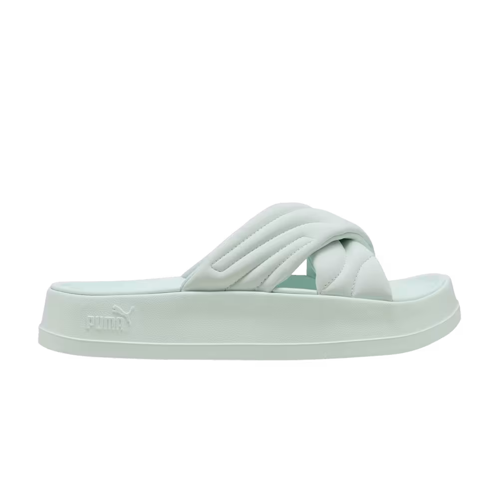 Puma Women's Leadcat Platform Sandal Peaceful Blue