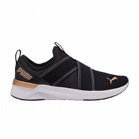 Puma Wmns Softride Harli Slip-On 'Black White Gold'