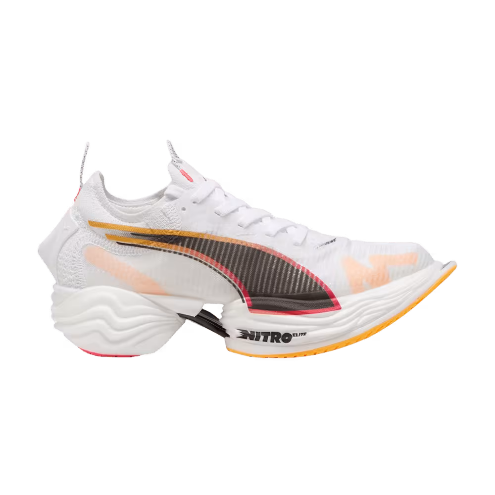 Puma Women's Fast-R Nitro Elite 2 White Sunset Glow
