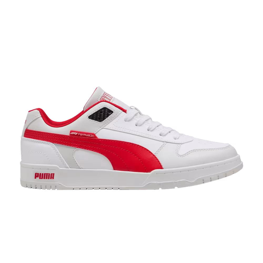 Formula 1 x Puma RBD Game Low White Pop Red