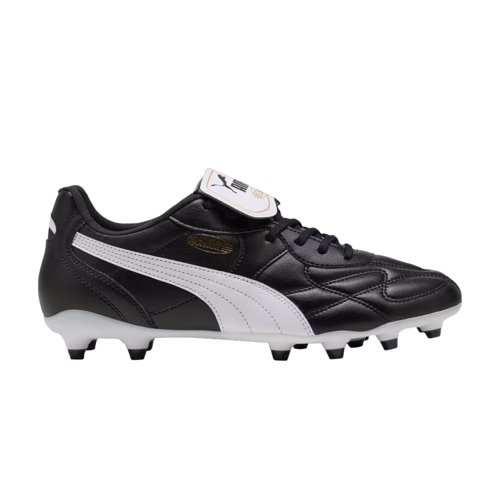 Puma King Top FG AG Black White