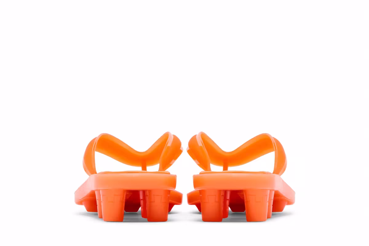 Fenty x Puma Women's Cat Cleat Jelly Sandal Pumpkin Pie, view 7