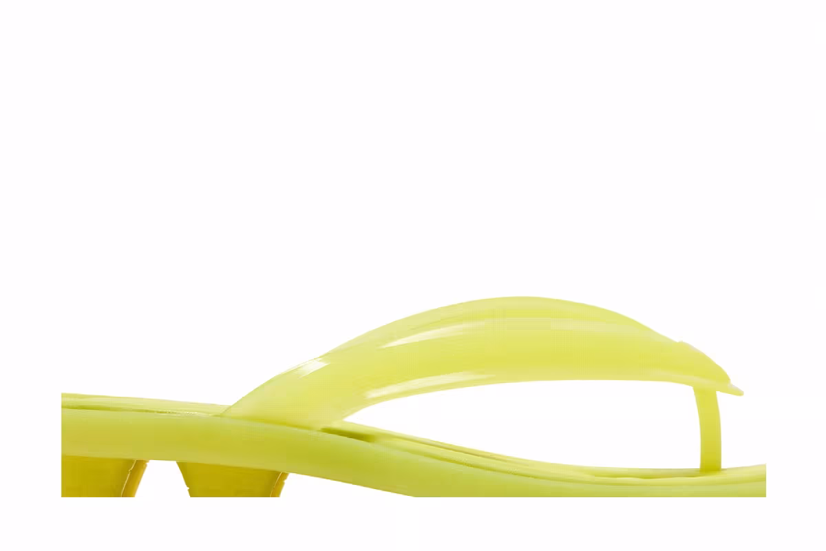 Fenty x Puma Women's Cat Cleat Jelly Sandal Lime Sheen, view 3