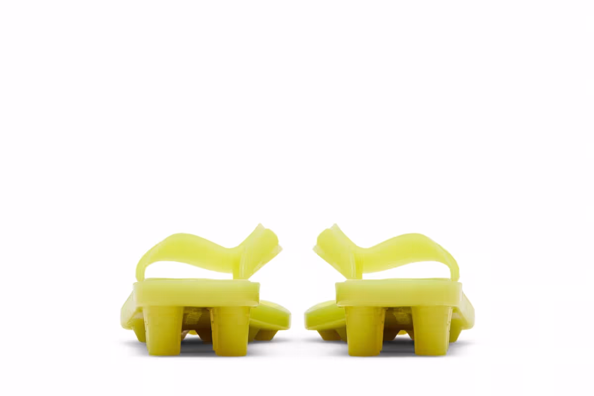 Fenty x Puma Women's Cat Cleat Jelly Sandal Lime Sheen, view 7